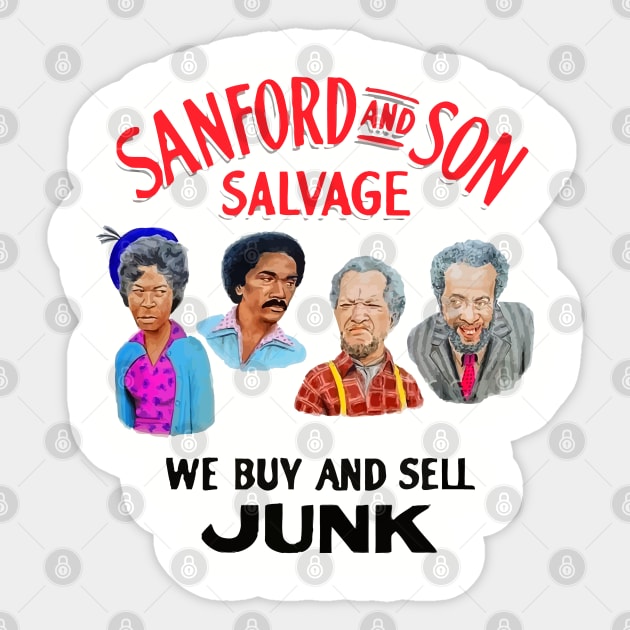 sanford and son salvage Sticker by Claessens_art